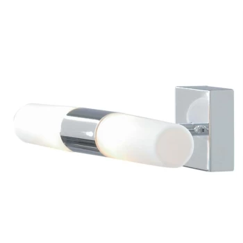 Searchlight Lima - 2 Light Bathroom Wall Light Chrome IP44, G9