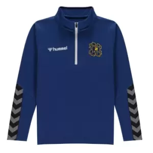 Hummel Hashtag United quarter Zip Sweater Juniors - Blue