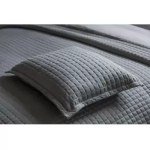 Belledorm Crompton Filled Cushion (One Size) (Grey) - Grey