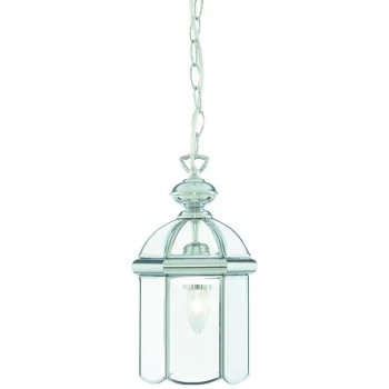 Searchlight Lighting - Searchlight Lanterns - 1 Light Ceiling Lantern Pendant Chrome, E27