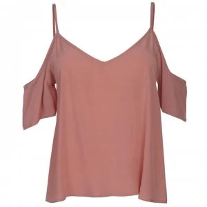 Firetrap Cold Shoulder Beach Top - Blush