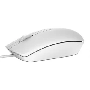 Dell MS116 Optical USB Wired Mouse - White