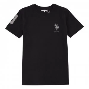 US Polo Assn USPA Logo Tee JB21 - Black