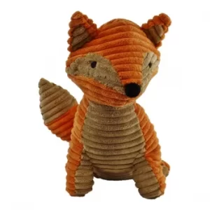 Ribbed Fabric Fox Door Stop