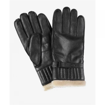 Barbour Leather Utility Gloves - Black BK11