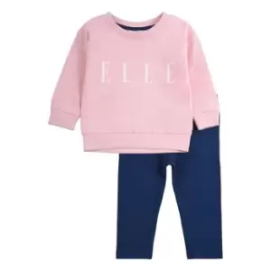 Elle Elle Crew/LeggingSet Bb99 - Pink