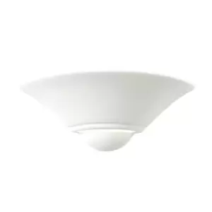 Gallery Interiors Mayfair Wall Light / White / Plastic