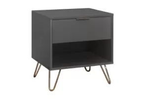 Birlea Arlo 1 Drawer Bedside Charcoal