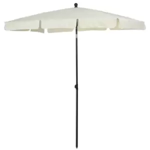 Outsunny Rectangular Sun Shade Parasol - Cream