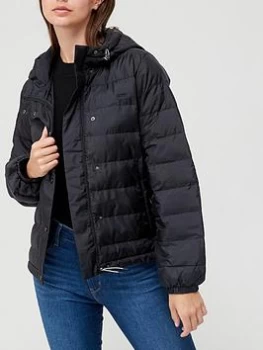 Levis Edie Packable Water Repellent Jacket - Black Size XS Women