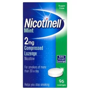 Nicotinell Nicotine Lozenge Stop Smoking Aid 2mg Mint 96s