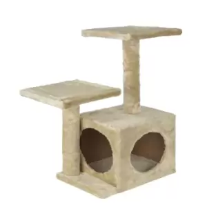 Bunty Cat Tree - Cat Playhouse - Cream