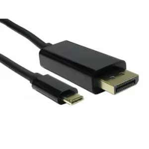 Cables Direct USB C to DP 4K @ 60HZ 1m USB Type-C DisplayPort Black