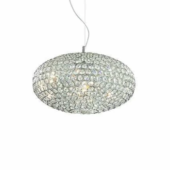 Orion 8 Light Medium Ceiling Pendant Chrome, E14