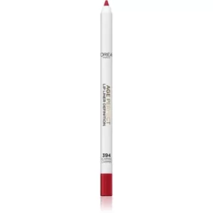 LOreal Paris Age Perfect Contour Lip Pencil Shade 394 Flaming Carmin 1.2 g