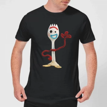 Toy Story 4 Forky Mens T-Shirt - Black - 5XL