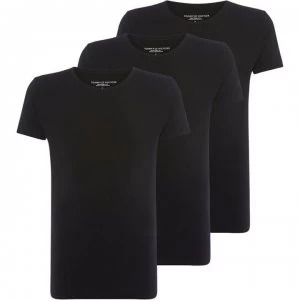 Tommy Bodywear 3 Pack T-Shirts - Black