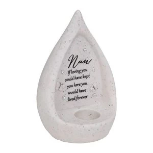 Thoughts of You Teardrop Graveside Tealight Holder - Nan