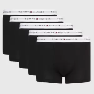 Tommy Hilfiger Five-Pack Stretch-Cotton Boxer Trunks - S