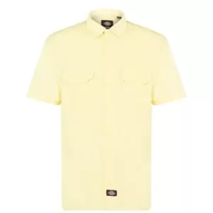 DICKIES Short Sleeve Work Shirt - Yellow