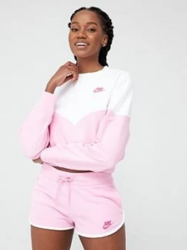 Nike Nsw Heritage Sweatshirt - Pink