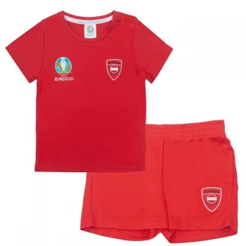 UEFA Euro 2020 Austria Mini Kit Infant Boys - Red