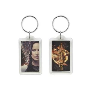 Hunger Games - Catching Fire Katniss & Logo Keyring