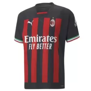 Puma AC Milan Authentic Home Shirt 2022 2023 Adults - Black