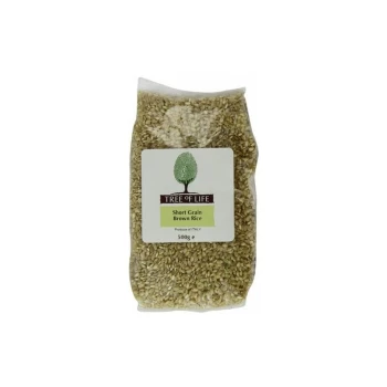 Brown Short Grain Rice - 500g x 6 - 86226 - Tree Of Life