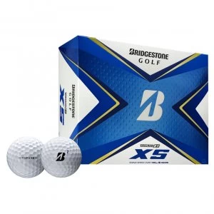 Bridgestone Tour B XS Golf Balls One Dozen (White) by Tiger Woods