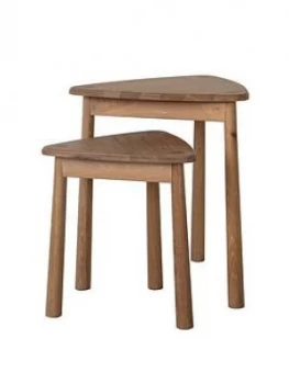 Hudson Living Wycombe Nest Of Tables- Oak