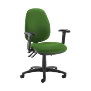 Dams MTO Jota High Back Operator Chair with Folding Arms - Madura Green