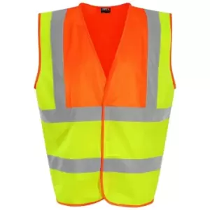 PRO RTX High Visibility Unisex Waistcoat (S) (Yellow/Orange) - Yellow/Orange