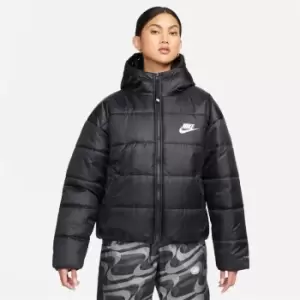 Nike Sportswear Therma-FIT Repel Womens Synthetic-Fill Hooded Jacket - Black