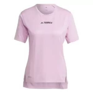 adidas Terrex Multi T-Shirt Womens - Purple