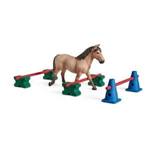 SCHLEICH Farm World Pony Slalom Toy Playset