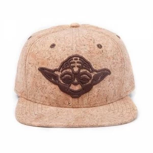 Star Wars Embroidered Yoda Silhouette Snapback Baseball Cap (Orange)