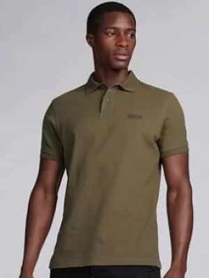 Barbour International International Essential Polo, Khaki Size XL Men