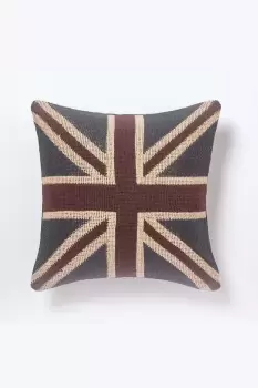 Jacquard Union Jack Cushion Cover British Flag