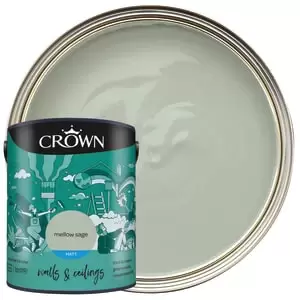 Crown Matt Emulsion Paint - Mellow Sage - 5L