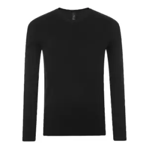 SOLS Mens Glory V Neck Sweater (S) (Black)