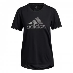 adidas Necessi Womens Tee Ladies - Black/White