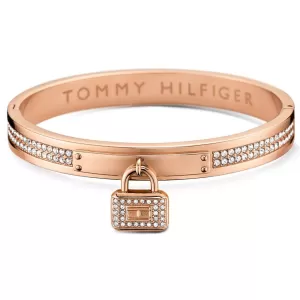 Ladies Tommy Hilfiger Rose Gold Plated Bangle 2700711