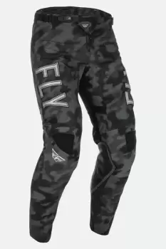 FLY Racing Kinetic S.E. Tactic Pants Black Grey Camo 34