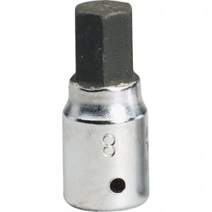 Elora 1/4" Drive Hexagon Socket Bit Metric 1/4" 8mm