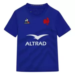 Le Coq Sportif Junior France Rugby Replic 22/23 Jersey - Blue