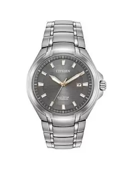 Citizen Titanium Mens Watch, Silver, Men