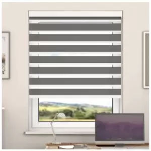 Day And Night Zebra Roller Blind with Cassette(Metal, 90cm x 220cm)