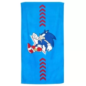 Official Sonic the Hedgehog Modern Sonic Go Faster Towel