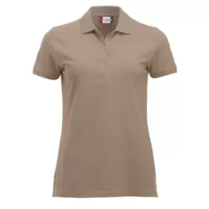 Clique Womens/Ladies Marion Polo Shirt (M) (Caffe Latte)